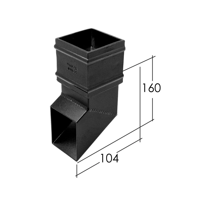 102x76mm Non-Eared Rectangle Shoe