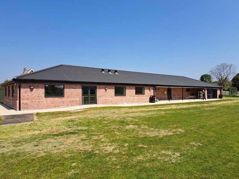 MARLEY ALUTEC’S ALIGATOR GUTTER AND FLUSHFIT DOWNPIPES CHOSEN FOR NORFOLK SPORTS PAVILION