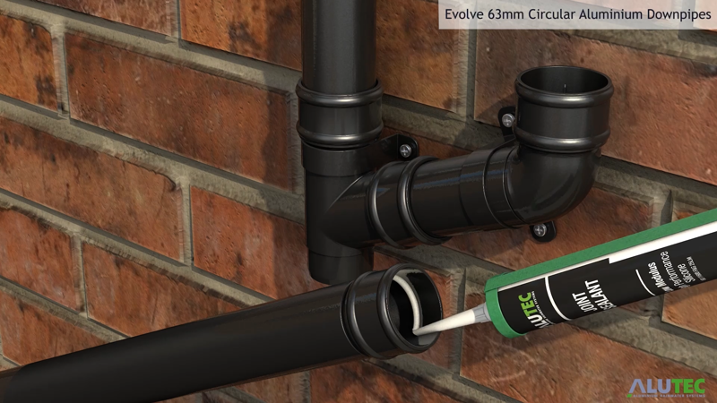 Delve Pipe Evolve 63mm Circular Downpipe